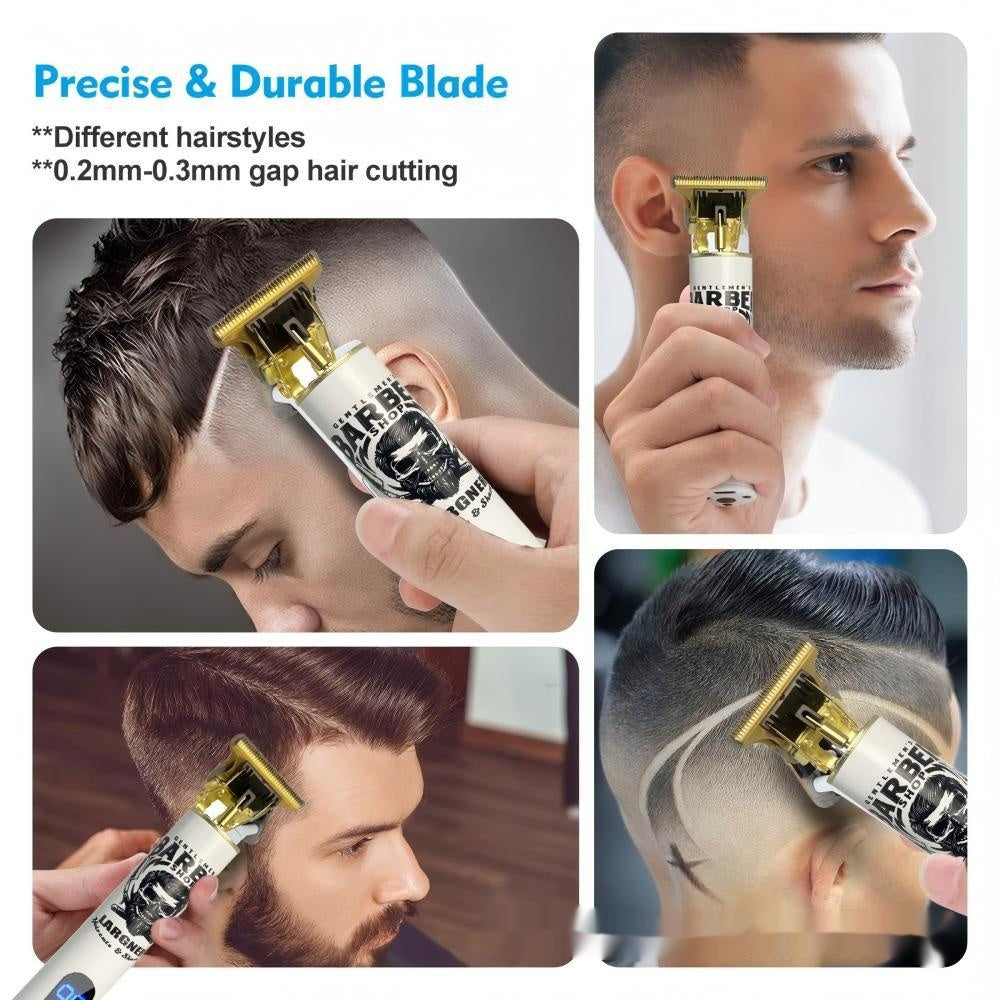 Rechargeable Stainless Steel Cutter Head Hair Clipper