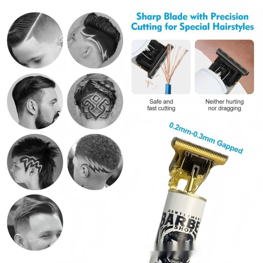 Rechargeable Stainless Steel Cutter Head Hair Clipper